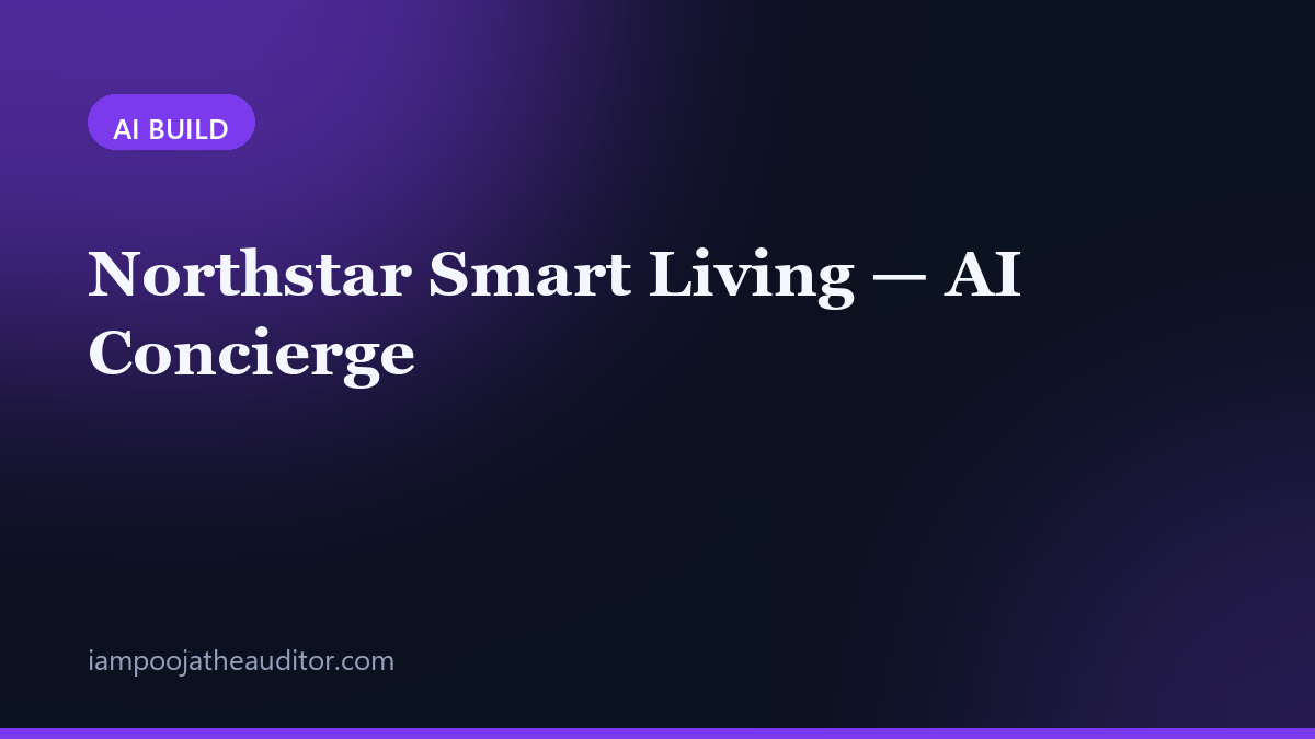 Northstar Smart Living AI concierge